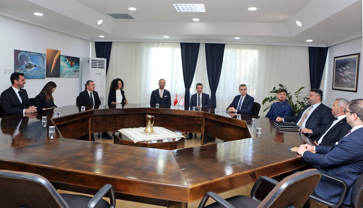 KKTC Dışişleri Bakanı Ertuğruloğlu YÖRSİAD Heyetini Kabul Etti