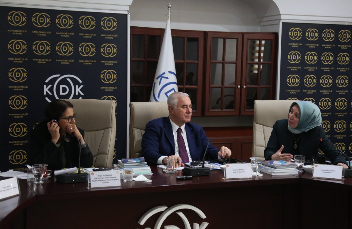 Kamu Denetçiliği Kurumu, BM Genel Sekreteri'nin Çocuklara Karşı Şiddet Özel Temsilcisini Ağırladı