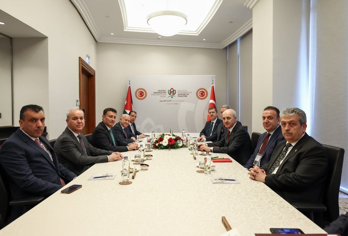Kayseri Milletvekili Özsoy, Filistin Desteği için Ürdünlü Parlamenterle ve TBMM Yetkilileriyle Toplantı