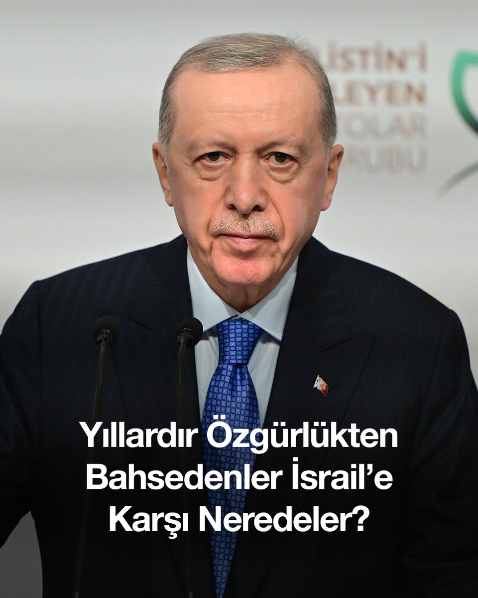 Erdoğan, İsrail'in Gazze Politikasına İlişkin Eleştiride 