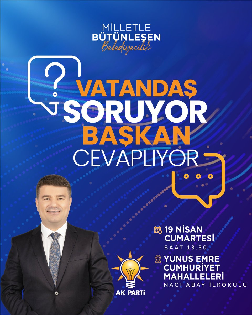 Aksaray'da Halkla Buluşma Etkinliği