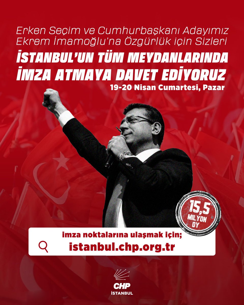 İstanbul'da Özgürlük ve Adalet İçin İmzalar Toplanıyor