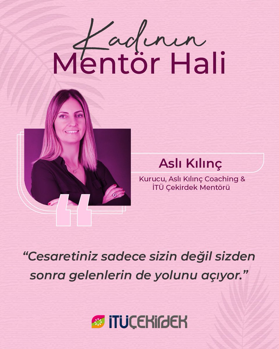 İTÜ Çekirdek'te Kadın Girişimcilere Aslı Kılınç Destek Sağladı