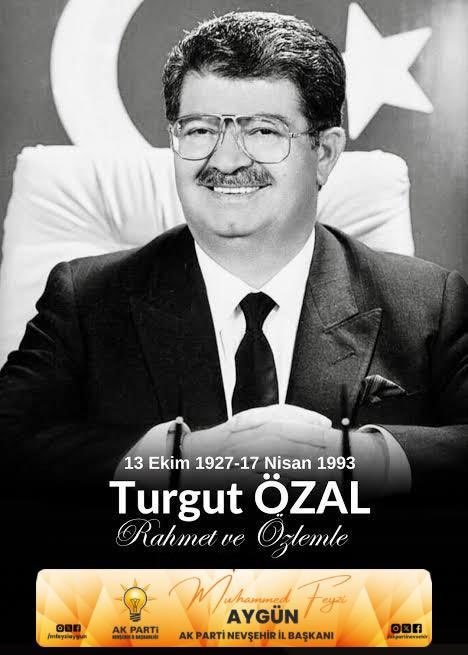 Turgut Özal'ın Vefatının 32. Yılı Anılıyor