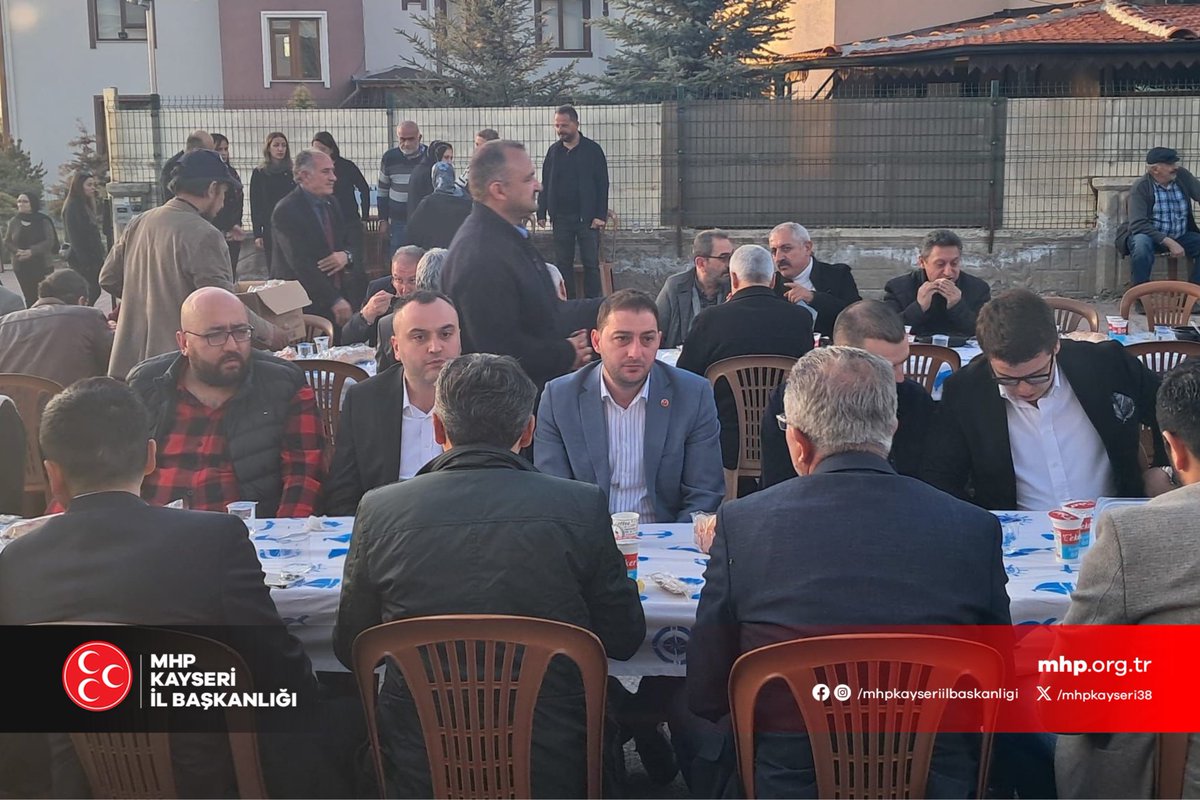 Milliyetçi Hareket Partisi Kayseri İl Temsilciliği, Mehmet Üçok'un Dua Programına Katıldı