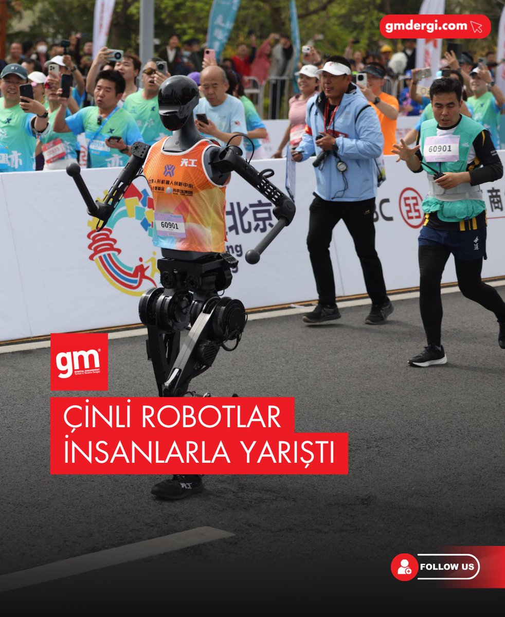 Çin'de Düzenlenen İlk İnsansı Yarı Maratonu, Robot Yarışmasına Sahne Oldu