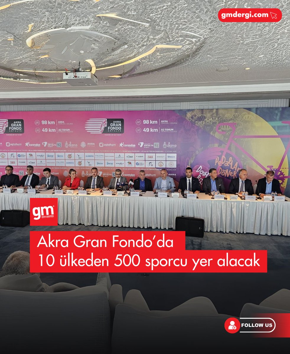 Antalya'da AKRA Gran Fondo: 500 Bisikletçi Yarın Start Verilecek