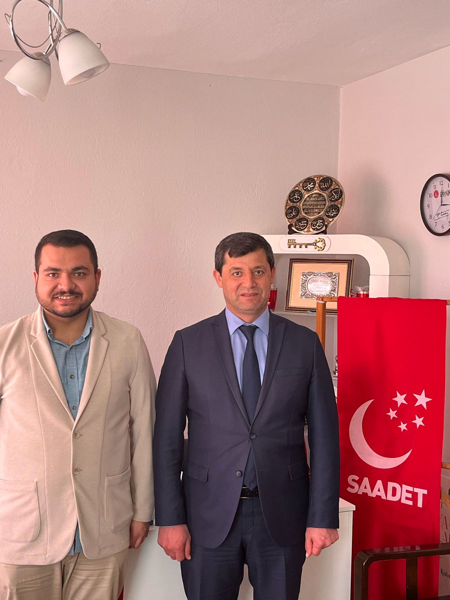 Aksaray Barosu Başkanı Düzgün, Saadet İl Başkanı Arık'ı Ziyaret Etti