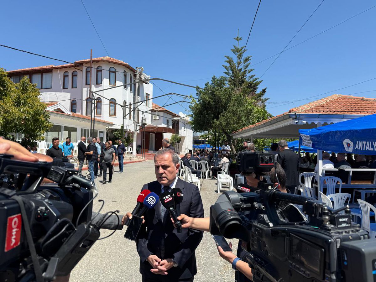 Azerbaycan Cumhuriyeti Dışişleri Bakanı Bayramov'un Cenaze Törenüne Katılımları