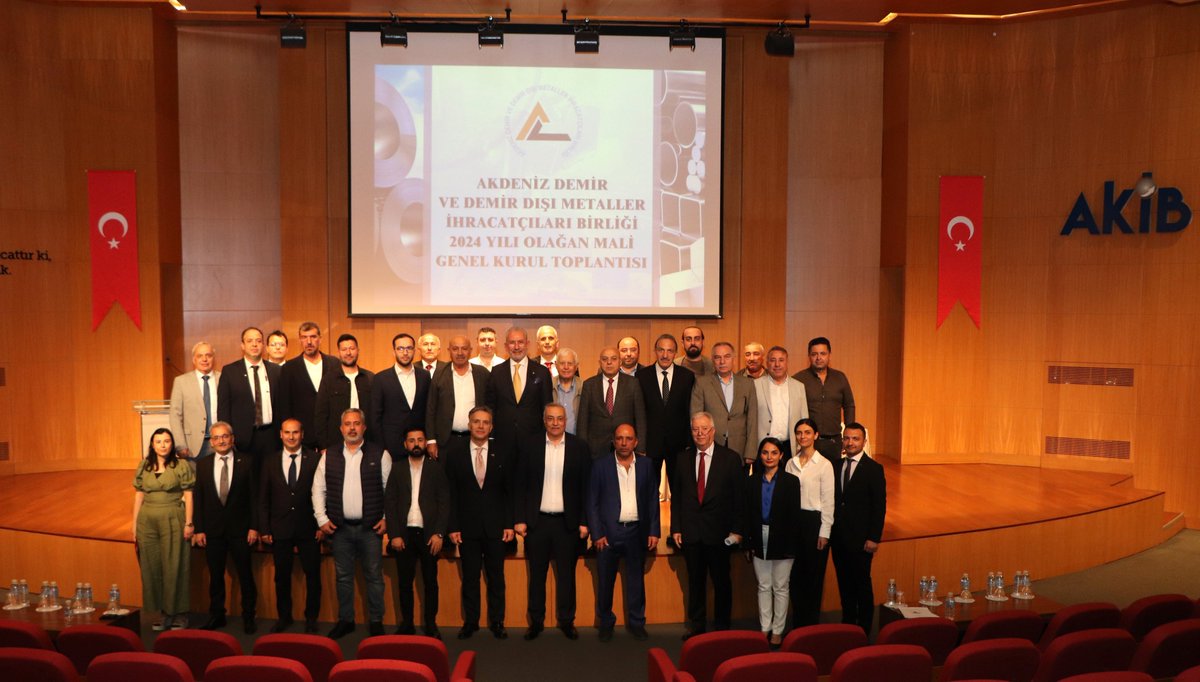 Akdeniz Demir ve Demir Dışı Metaller İhracatçıları Birliği Olağan Mali Genel Kurulu Toplantısı