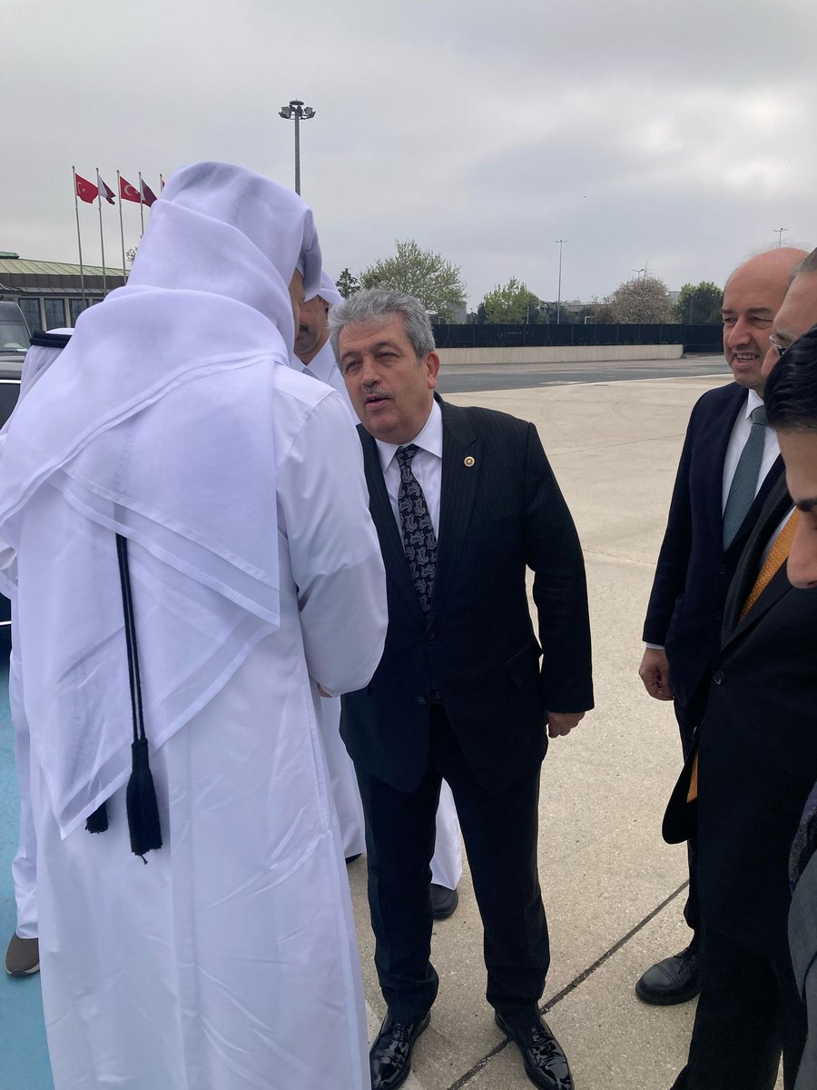 Katar Şura Meclisi Başkanı ve Heyeti İstanbul'dan Uğurlandı