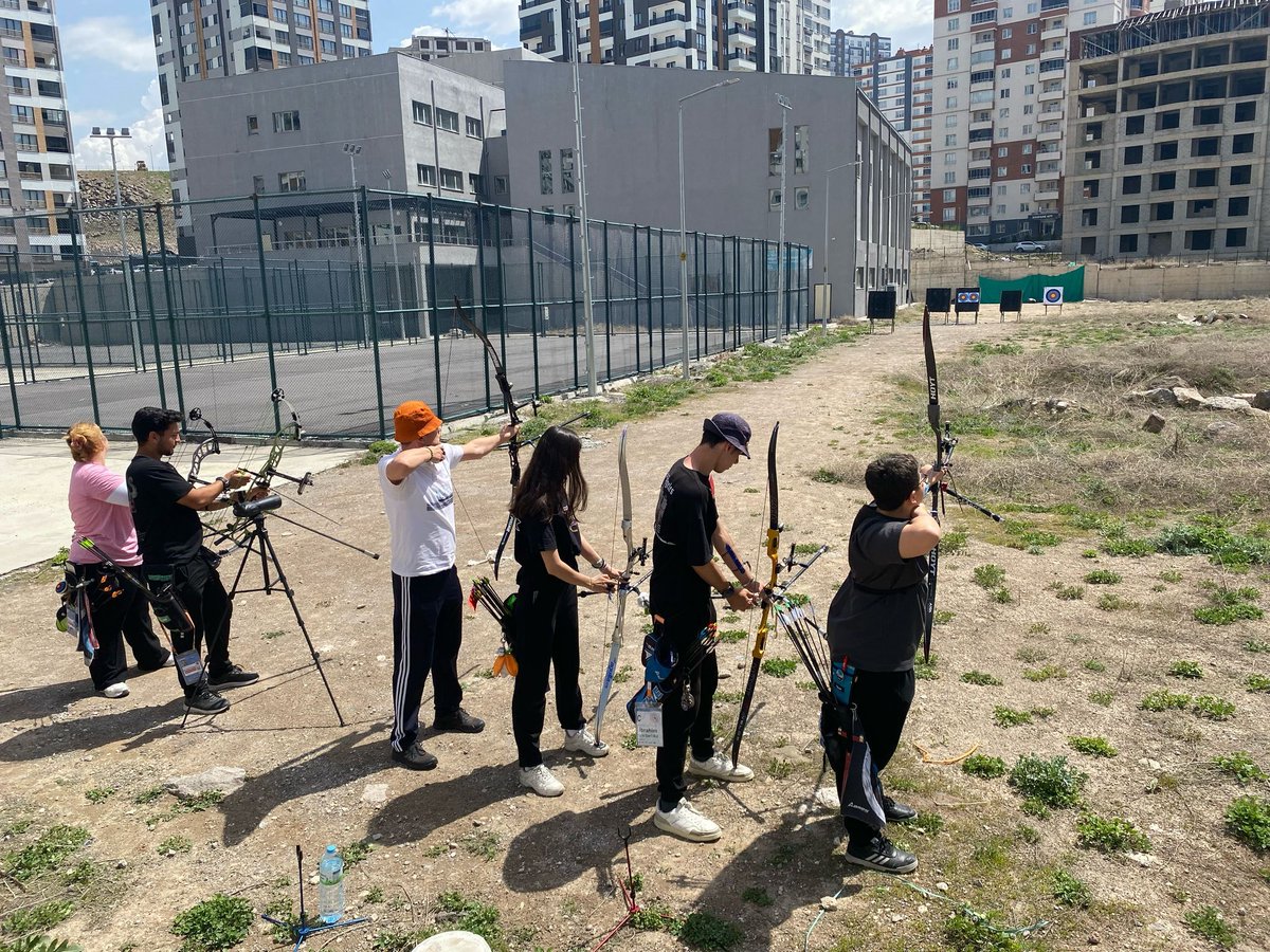 Talas'ta Spor Lisesi Okçuluk Antrenmanları Devam Ediyor