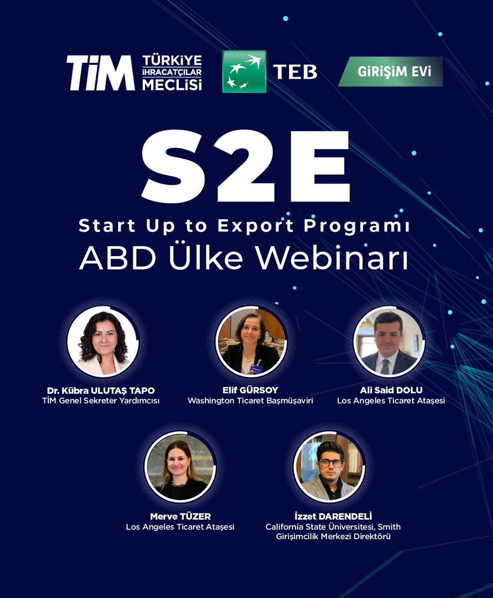 Türkiye İhracatçılar Meclisi, ABD Pazarına Yönelik Startup'ları Destekleyen Webinar Düzenledi