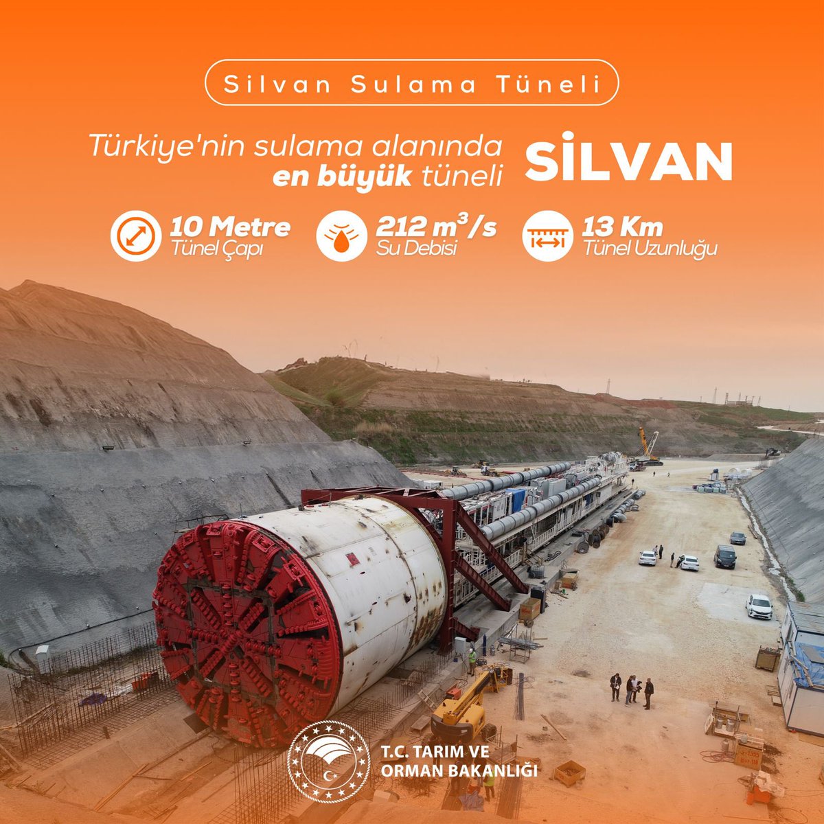 Türkiye'nin En Büyük Sulama Tüneli Silvan Açıldı