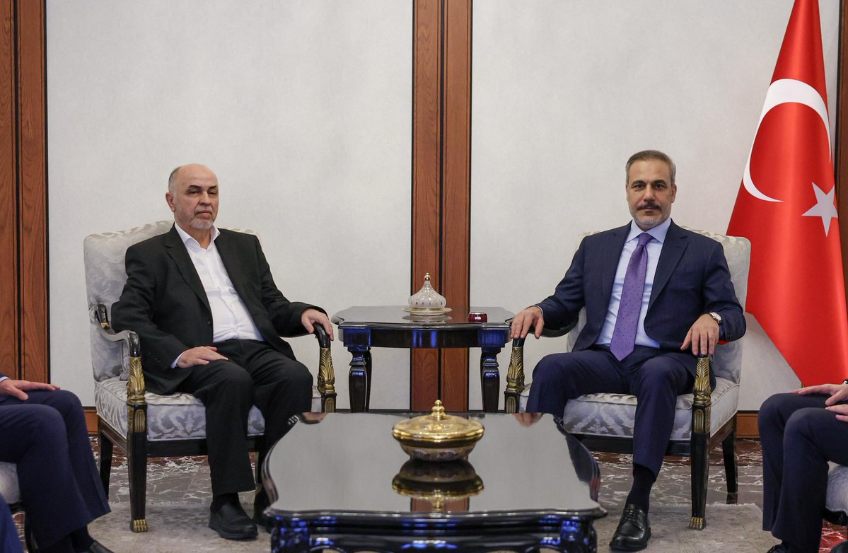 Dışişleri Bakanı Fidan, Hamas Temsilcileriyle Ankara'da Toplantı