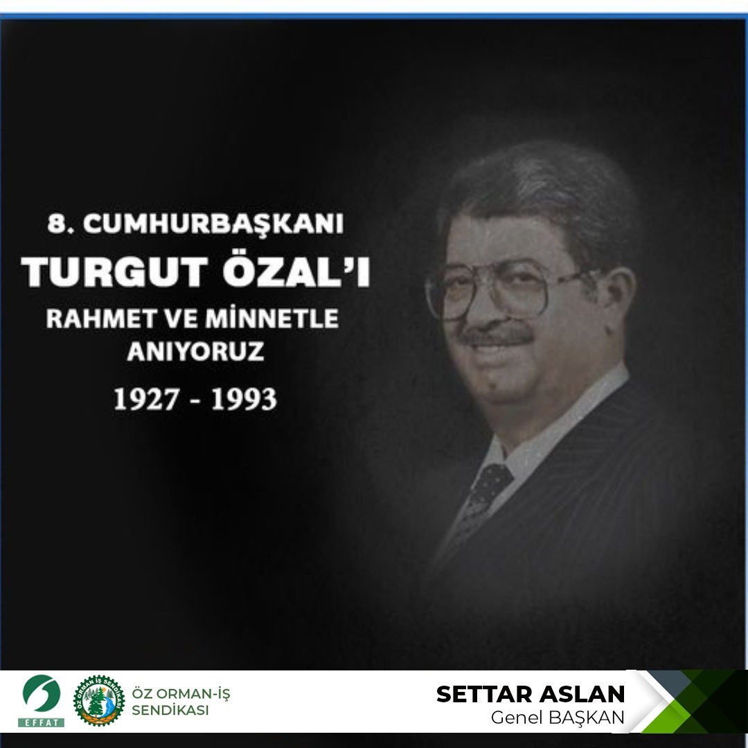 Turgut Özal Vefatının Yıldönümünde Anıldı