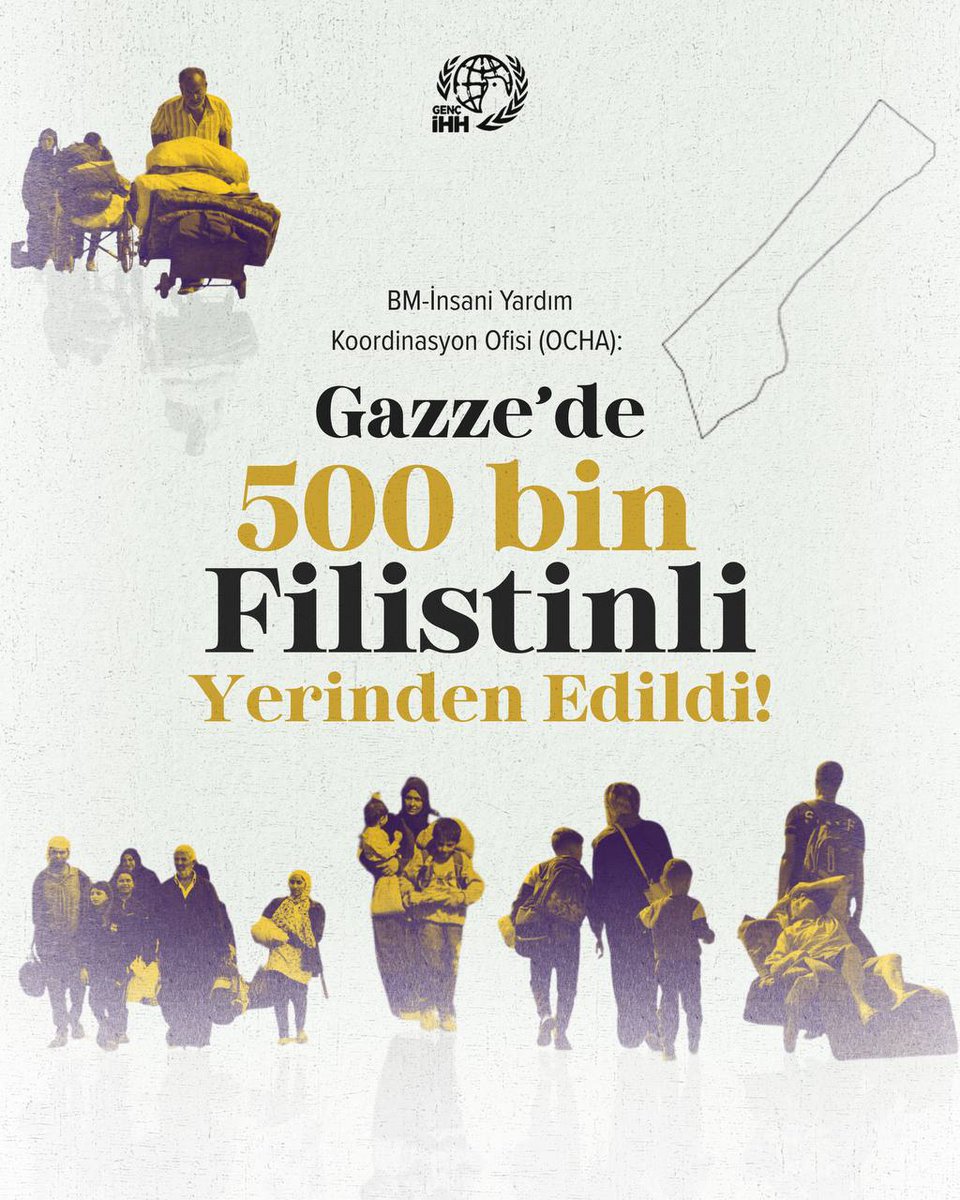 Gazze’de 500 Bin Filistinli Yerinden Edildi