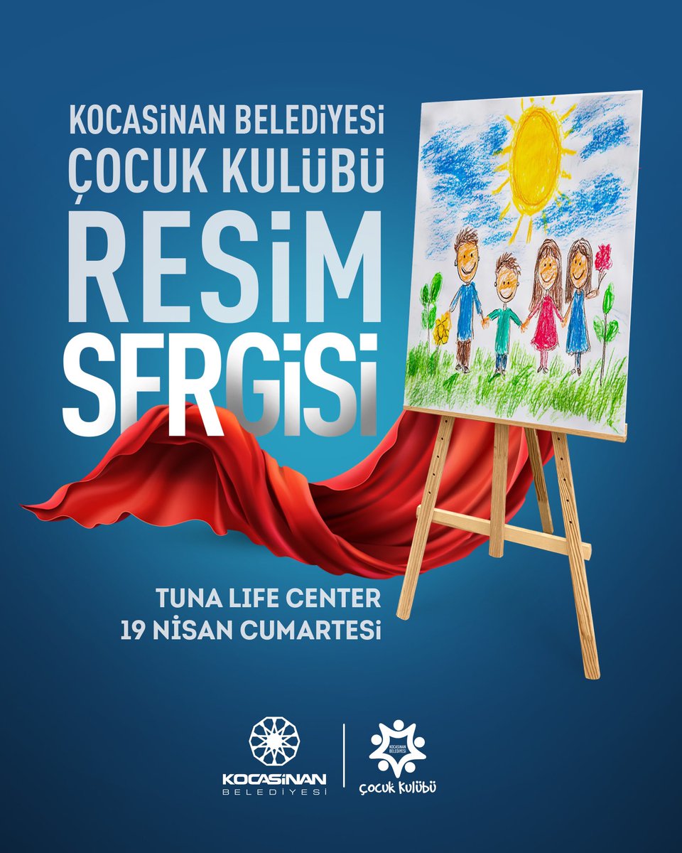 Kocasinan Belediyesi Çocuk Kulübü Resim Sergisi Açıldı