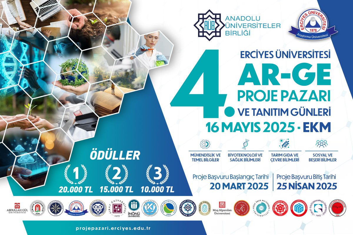 Anadolu Üniversiteler Birliği Ar-Ge Proje Pazarı Başvuru Tarihi Uzatıldı