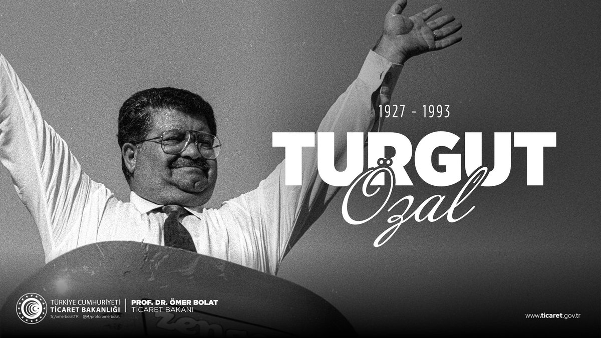 Turgut Özal'ı Anma Gününde Ekonomi Alanındaki Mirası Değerlendirildi