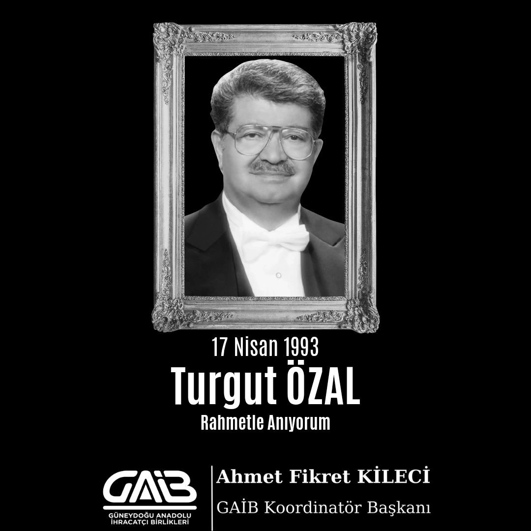 Turgut Özal Vefatının Yıl Dönümünde Anıldı