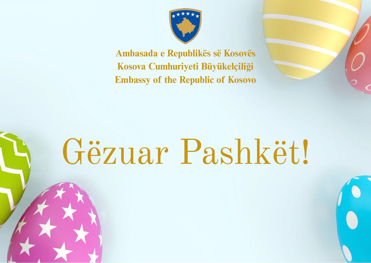 Kosova Büyükelçiliği Ankara'dan Kutsal Bayramı Mesajı