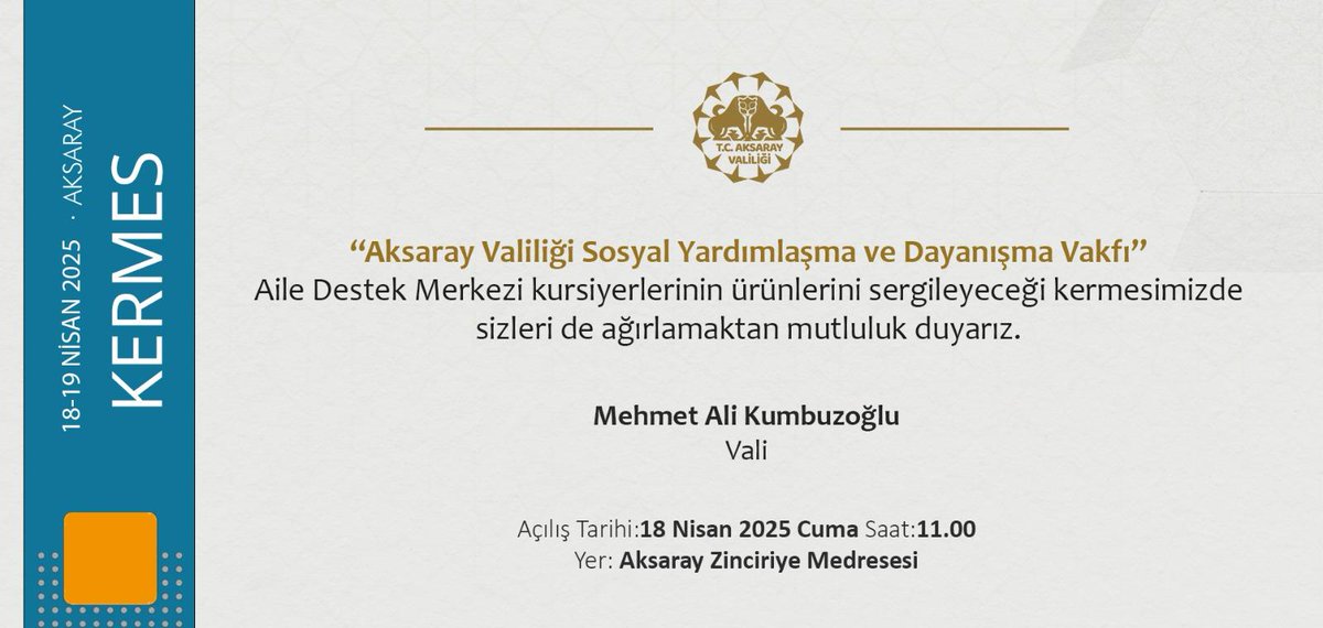 Aksaray Aile Destekleri Kursiyerlerinin Ürünlerini Sergiliyor