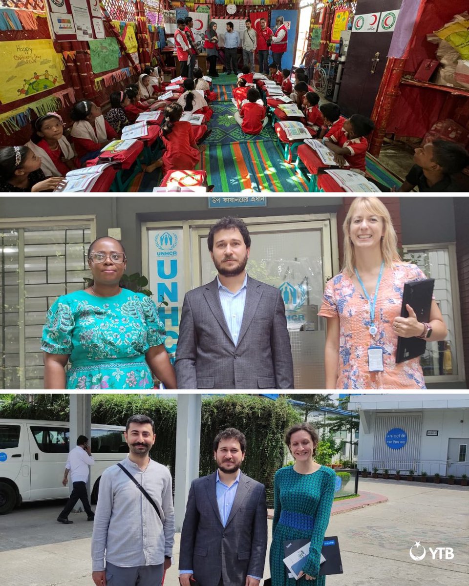 YTB Heyeti Bangladeş'te Rohingya Topluluğuyla Temaslarda Bulundu