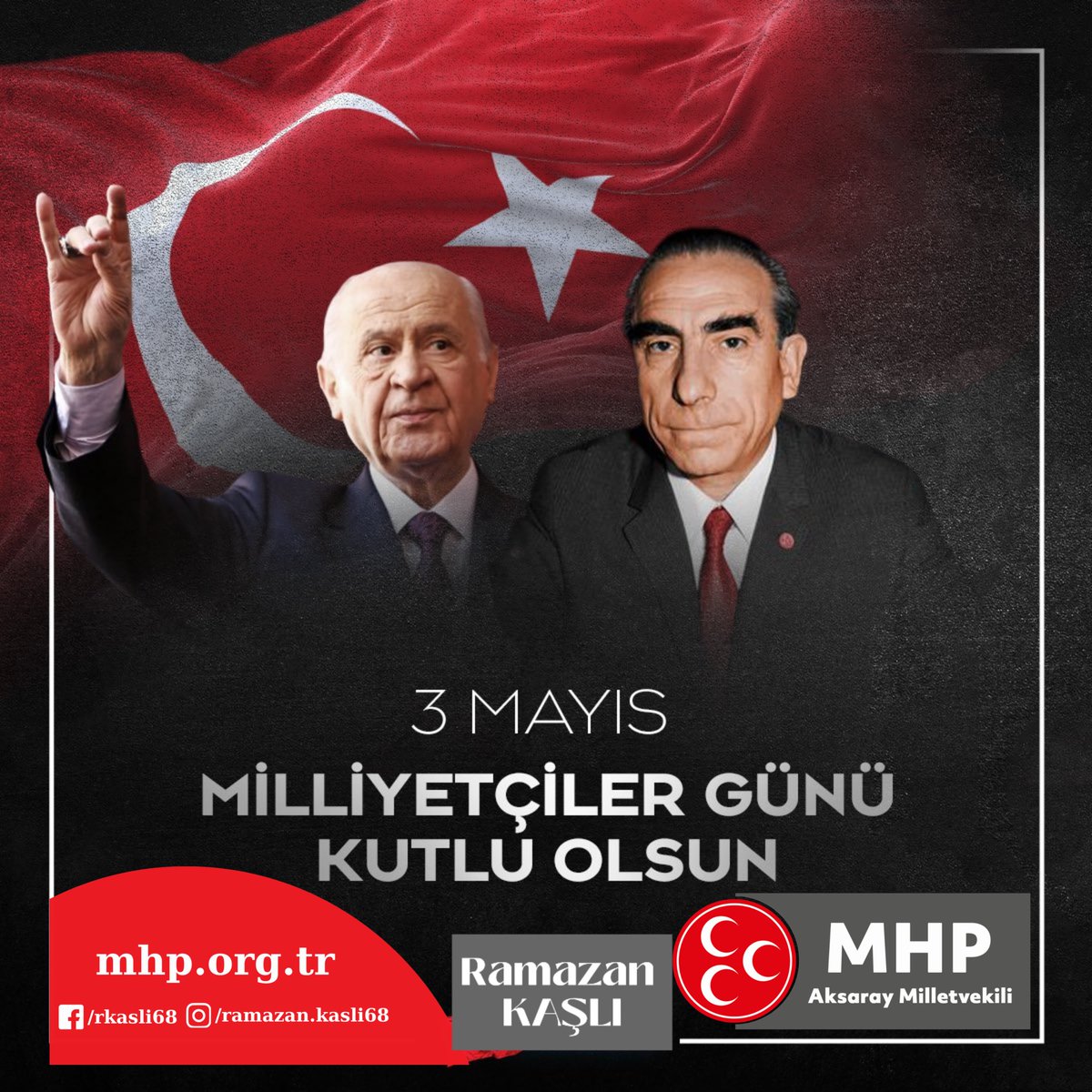 Ramazan Kaşlı, Milliyetçi Hareket Partisi’nin 27 ve 28. Dönem Aksaray Milletvekili oldu