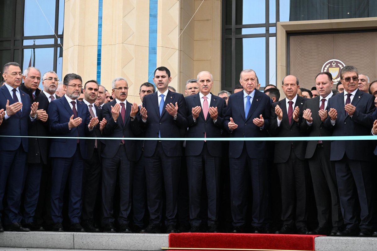 KKTC'de Cumhurbaşkanlığı Yerleşkesi ve Cumhuriyet Meclisi Hizmet Binaları Açıldı