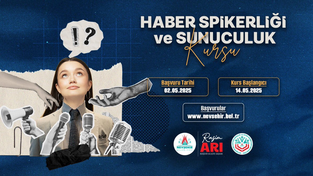 Nevşehir Belediyesi, Haber Spikerliği ve Sunuculuk Kursu Açıyor