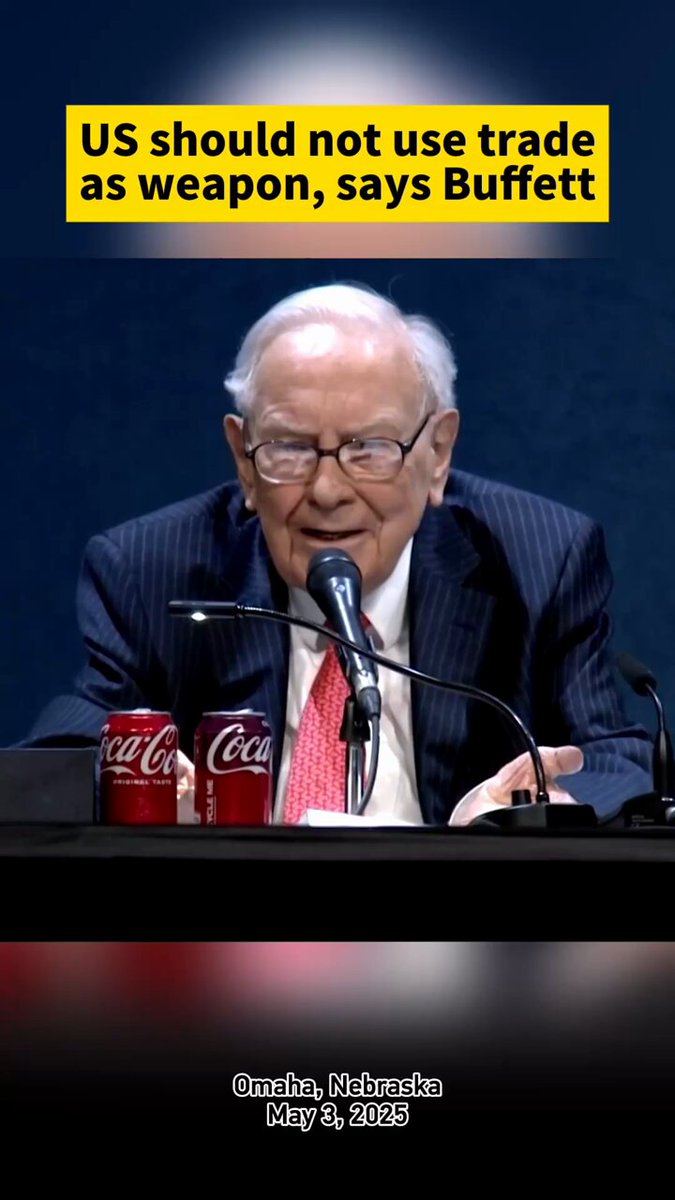 Warren Buffett: Ticaret Bir Silah Olmamalı