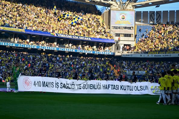 Türkiye Futbol Federasyonu, İş Sağlığı ve Güvenliği Haftası'nda Farkındalık Çalışmasına Destek Verdi