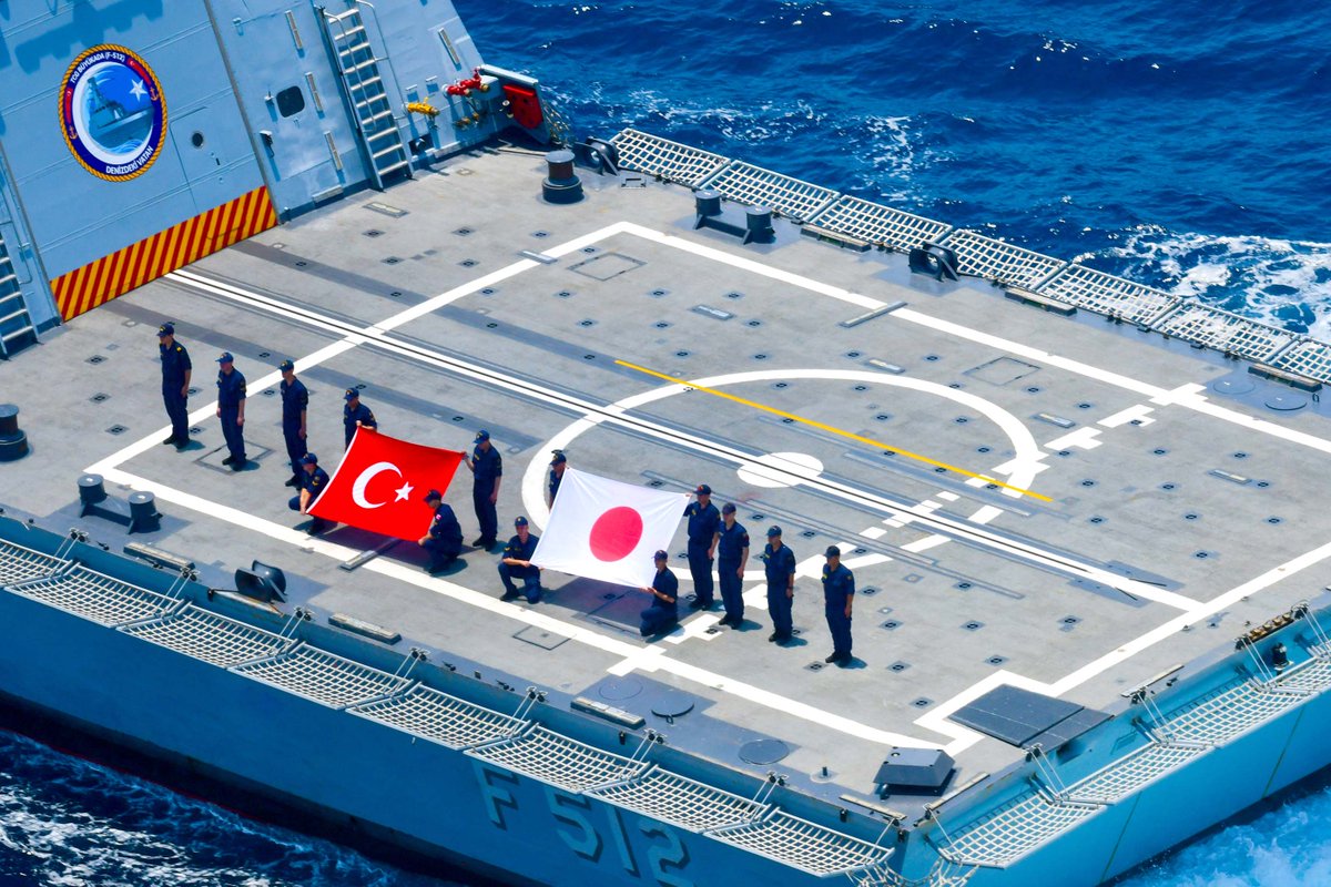 TCG Büyükada, Umman Açıklarında Japonya ile Deniz Eğitimi Gerçekleştirdi