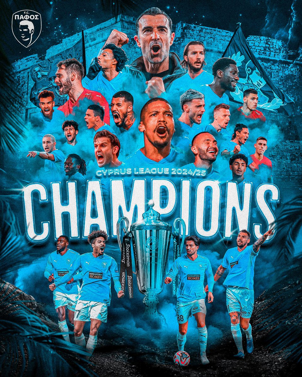 Pafos FC, Kıbrıs Ligi'ni Şampiyon Tamamladı