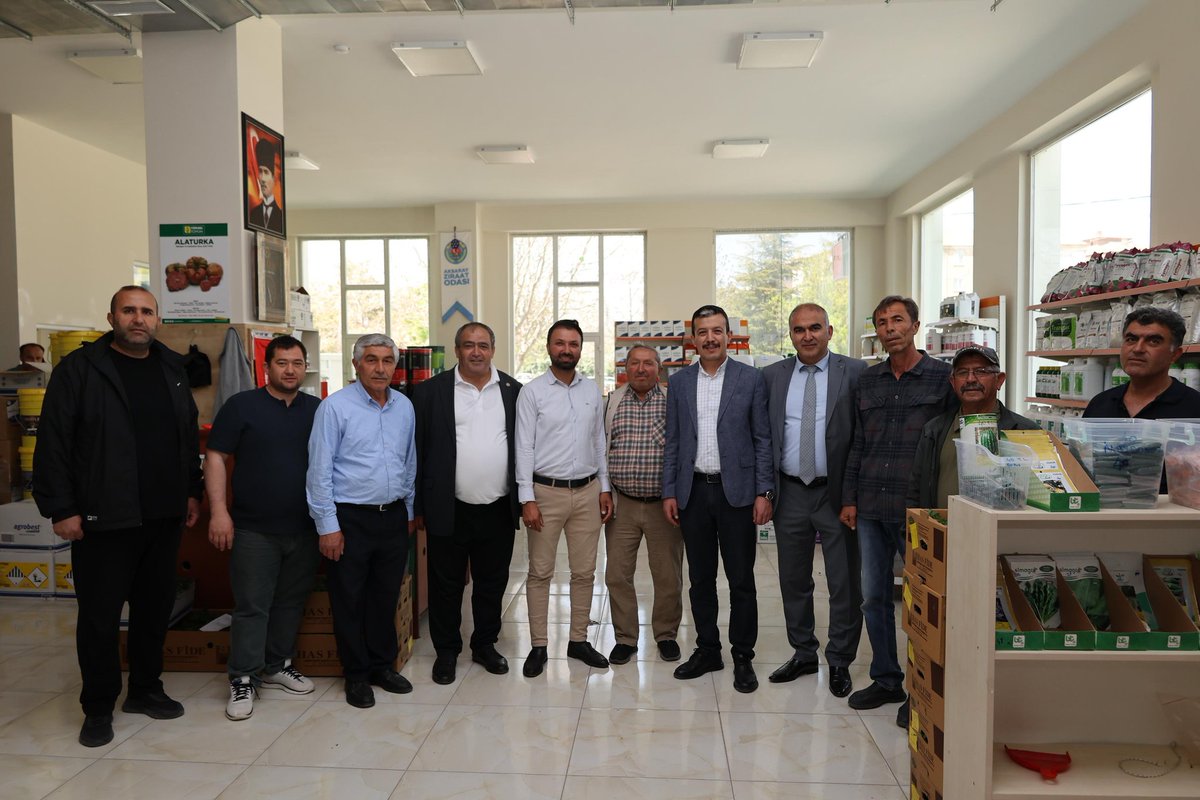 AK Parti Aksaray İl Başkanı Ziraat Odası'nı Ziyaret Etti