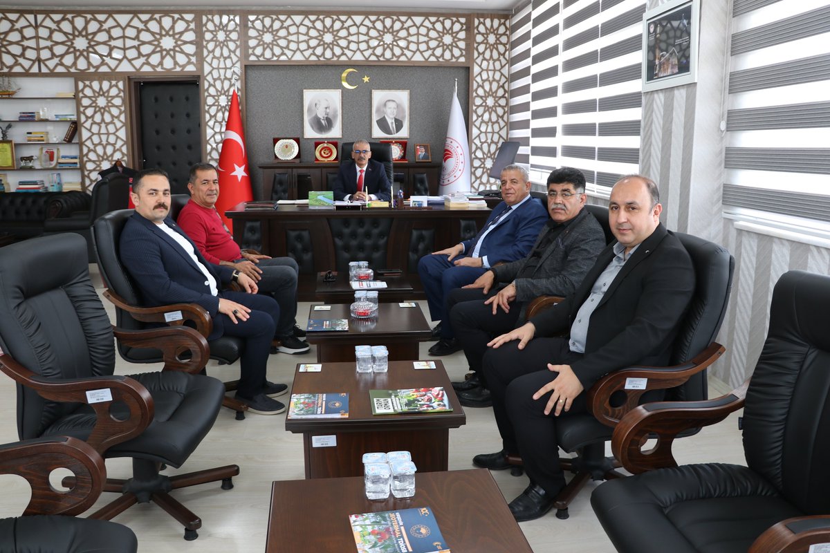 Kırşehir Esnaf ve Sanatkarlar Odaları Birliği, Yeni Tarım ve Orman Müdürü'nü Ziyaret Etti