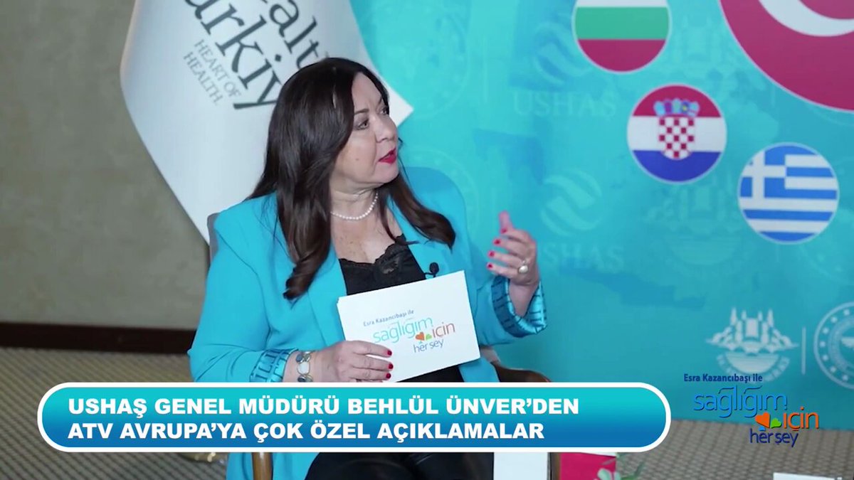 USHAŞ Genel Müdürü ÜNVER, Balkan Sağlık Forumu'nda USHAŞ'ın Amacını Anlattı
