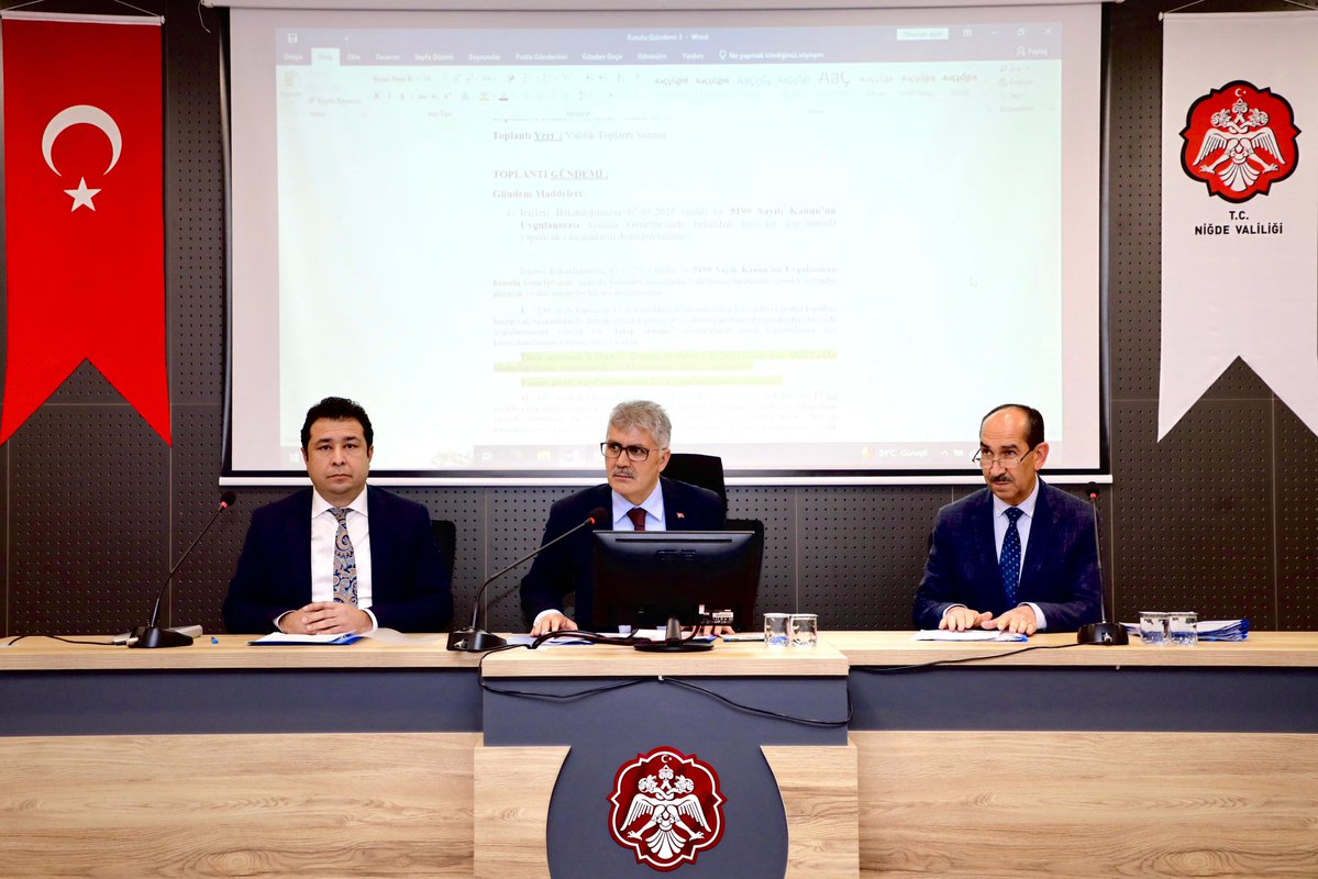Niğde'de İl Hayvanları Koruma Kurulu Toplantısı Yapıldı