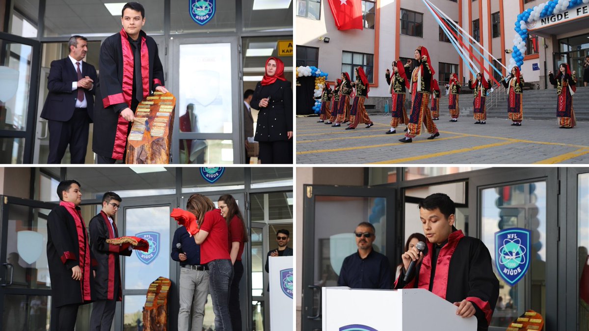 Niğde Fen Lisesi Mezuniyet Töreninde Mutlu Anlar Yaşandı