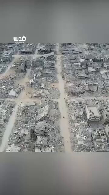 Refah'ta İsrail Operasyonları Sürüyor: Havadan Görüntüler Şiddetin Boyutlarını Ortaya Koydu
