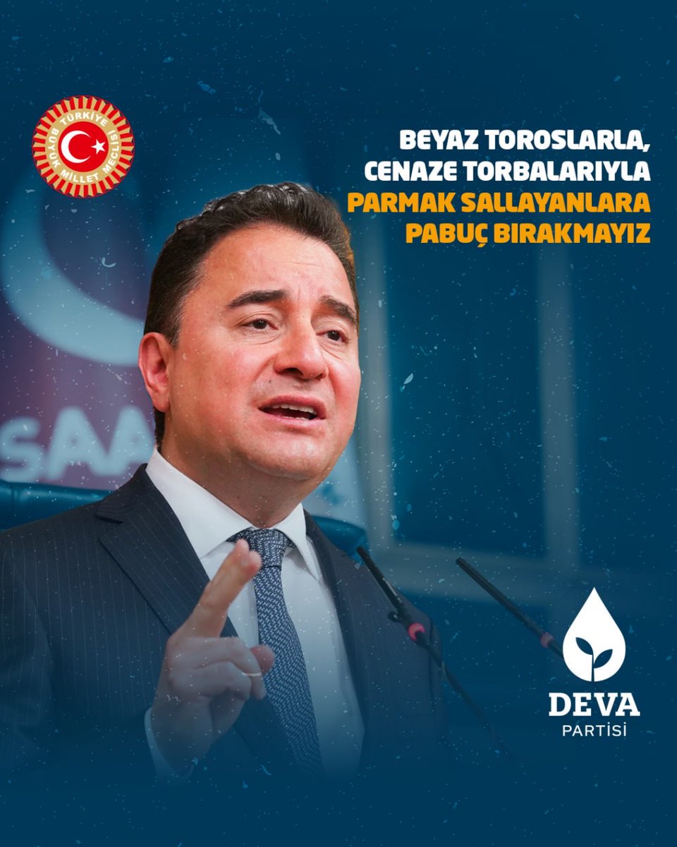 Deva Partisi Lideri Babacan: 