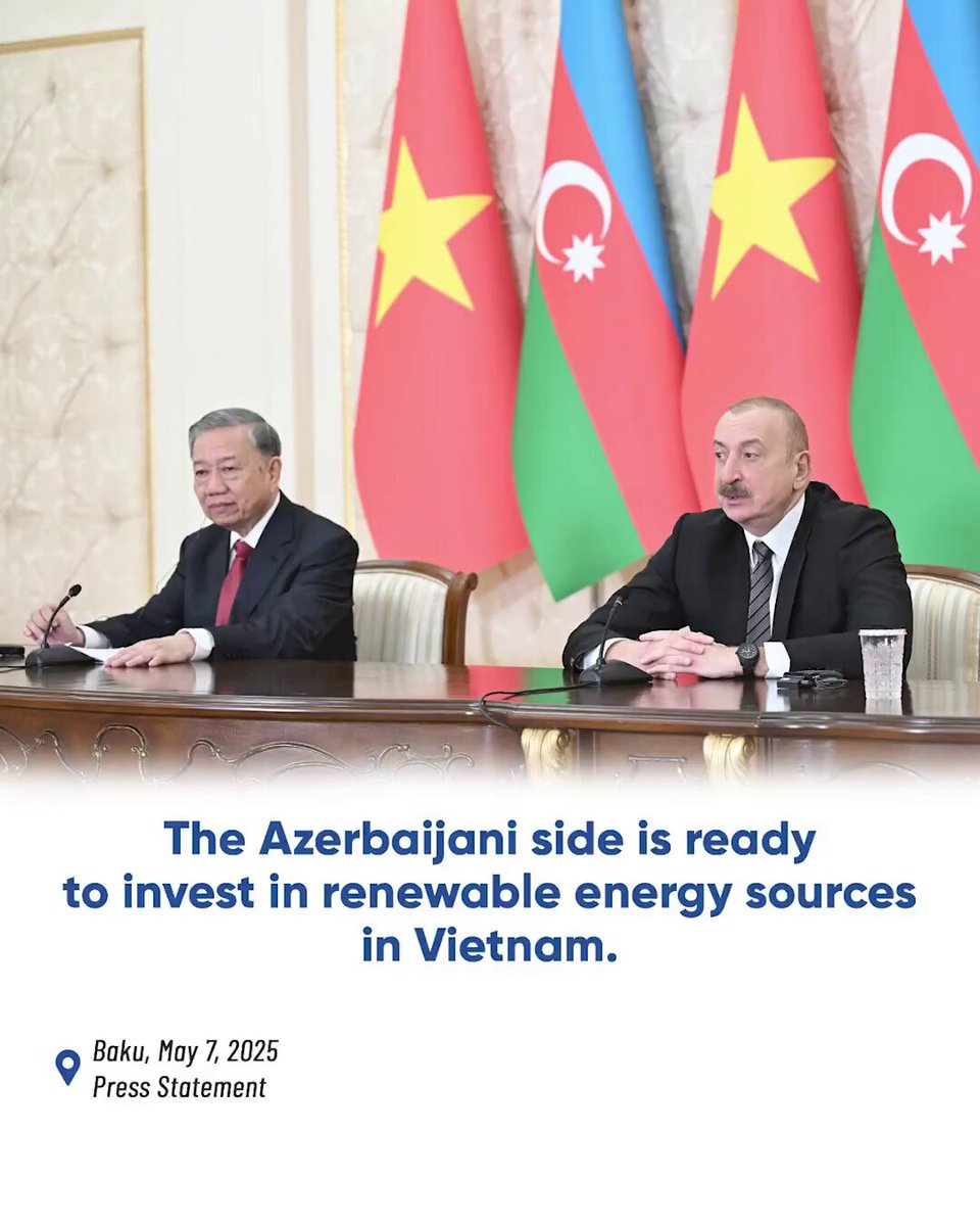 Azerbaycan Cumhurbaşkanı Aliyev, Vietnam'da Yenilenebilir Enerji Yatırımlarına Açık