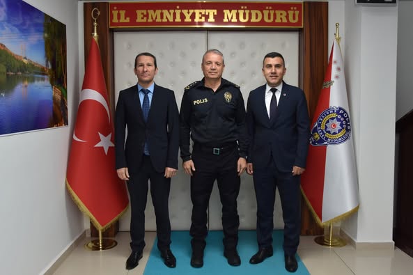 Polis Başmüfettişleri, Nevşehir Emniyet Müdürü'nü Ziyaret Etti