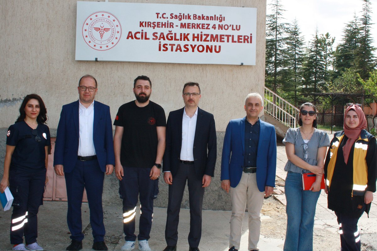 Kırşehir Sağlık Müdürü, Acil Sağlık İstasyonlarını Ziyaret Etti
