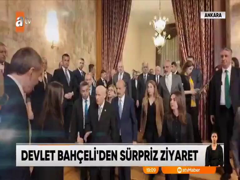 MHP Lideri Bahçeli, TBMM'deki Sırrı Süreyya Önder Taziye Törenine Katıldı