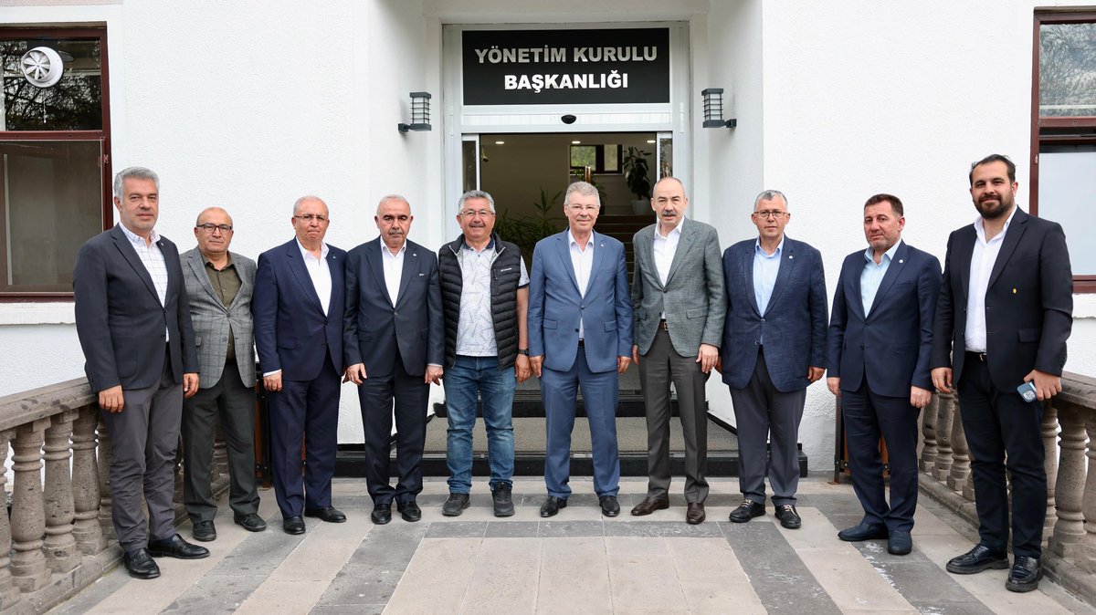 Kayseri Ticaret Odası Heyeti, Pancar Ekicileri Kooperatifi Başkanı Akay'ı Ziyaret Etti