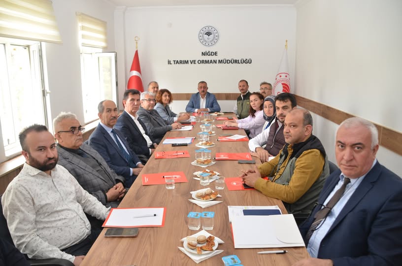 Niğde'de Tarımsal Kuraklık Kriz Merkezi Toplantısı Yapıldı