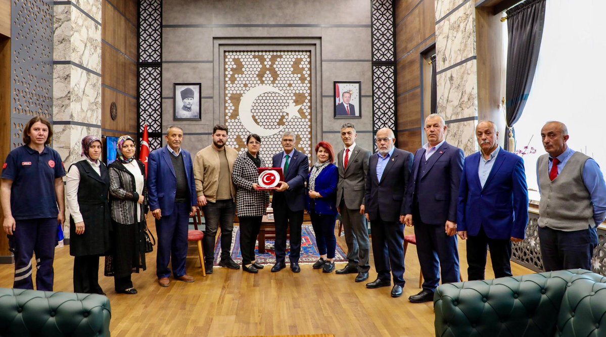 Niğde Valisi, Şehit Aileleri Derneği Heyetini Kabul Etti
