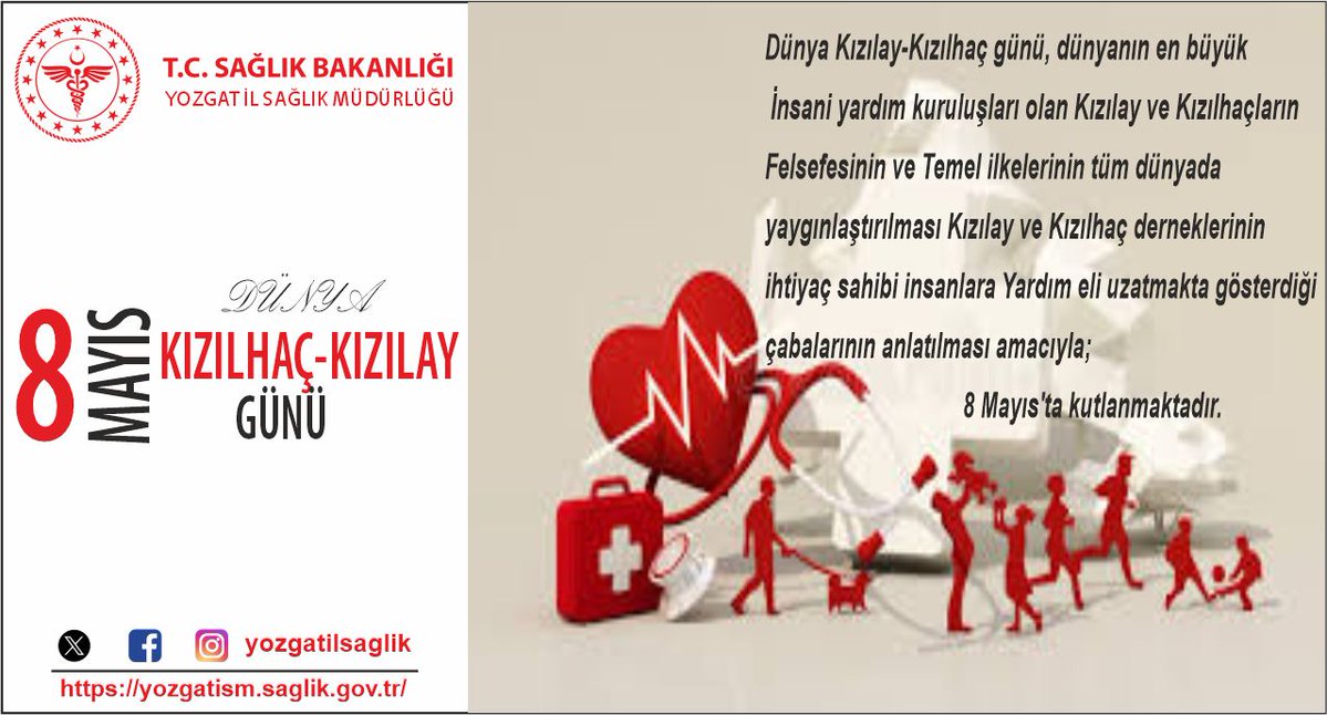 8 Mayıs Dünya Kızılhaç ve Kızılay Günü Yozgat'ta Kutlandı